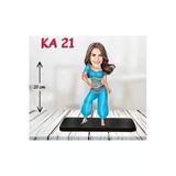 Kişiye Özel Ahşap Biblo - Süslü Kadın Karikatür Biblo 5