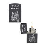 Kişiye Özel Alkol Baskılı Metal Çakmak
