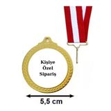Kişiye Özel Altın Madalya - Gold Madalya - Ödül Madalyası ( 1 Adet )