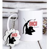 Kişiye Özel Anahtarlık ve Mesleki Okçu Beyaz Kupa