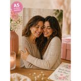 Kişiye Özel Anneler Günü A5 24 Parça Fotoğraflı Puzzle