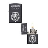 Kişiye Özel Aslanlı Metal Çakmak