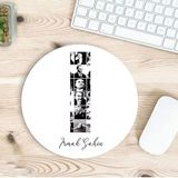 Kişiye Özel Atatürk Resimleri İle Bezenmiş İ Harfli İsimli Baskılı Mouse Pad