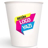 KİŞİYE ÖZEL BASKILI KARTON BARDAK 250 Adet Maycup