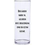 Kişiye Özel Baskılı Rakı Bardağı - Şeffaf - 2 Adet