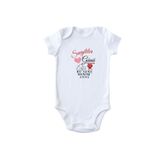 Kişiye Özel Bebek Zıbın Kişiye Özel Bebek Zıbın Sevgililer Günü Anneye Hediye, 9 Ay, Unisex, Beyaz