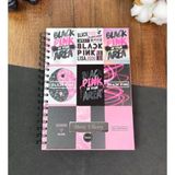 Kişiye Özel Black Pink Tasarımlı Konuşan Ajanda 3342