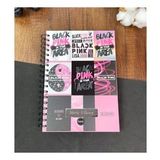 Kişiye Özel Black Pink Tasarımlı Konuşan Ajanda