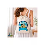 Kişiye Özel Bluey Büzgülü Keten Çanta C151