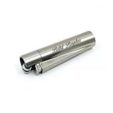 Kişiye Özel Clipper Metal Taşlı Gümüş Çakmak
