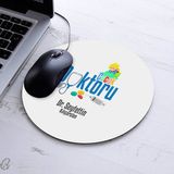 Kişiye Özel Çocuk Doktoru Temalı Yuvarlak Mousepad - Beyaz