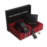 Kişiye Özel Cüzdan Kemer & Anahtarlık Tesbih Set