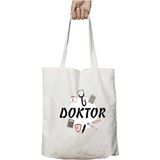 Kişiye Özel Doktor Ecza Dolabı Iki Taraf Kalıcı Yıkanabilir Okul Plaj Omuz Bez Çanta