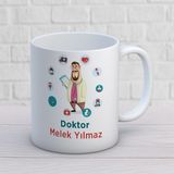Kişiye Özel Doktor Ikonları Kupa Bardak
