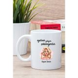 Kişiye Özel Eyeliner Gibiyim Çekemiyorlar Beyaz Kupa
