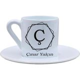Kişiye Özel Fincan. - Beyaz