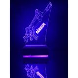 Kişiye Özel Fortnite Scar Masaüstü 3D Led Lamba