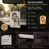 Kişiye Özel Fotoğraflı Araç Dikiz Aynası Süsü