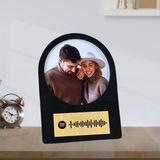 Kişiye Özel Fotoğraflı Sopotify Uyumlu Ahşap Masa Üstü Çerçeve
