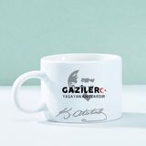 Kişiye Özel Gazilere Özel Motto Kahve Fincanı – Anlamlı ve Şık Tasarım - 1 Adet - 200 ml