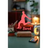 Kişiye Özel Hediye Futbol Sevenlere Hediye 3D Led Masaüstü Ve Gece Lambası
