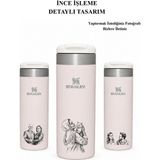 Kişiye Özel Hediye Stanley Aerolight Termos Bardak 0.35 Lt Rose 1 Adet - 0,35 lt