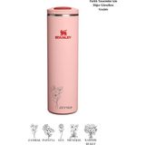 Kişiye Özel Hediye Stanley The Transit Fliptop Termos 0.59L - Şeker Pembesi