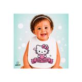 Kişiye Özel Hello Kitty Keten Bebek Mama Önlüğü – Yumuşak, Emici, Yıkanabilir, Özel Tasarım P083