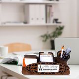 Kişiye Özel İnsan Kaynakları Müdürü Masa İsimliği | Modern Ahşap Organizer