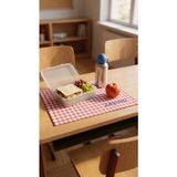 Kişiye Özel Isim Nakışlı Duck Kumaş Beslenme Örtüsü 45X35 cm – Su ve Leke Tutmaz Kumaş - Mor - Lila