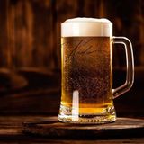Kişiye Özel İsim ve İmza Yazılı Cam Bira Bardağı - Özel Tasarım Kulplu Bira Kupası