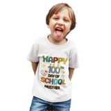 Kişiye Özel Isim Yazilabilen Tişört| Okulda 100'Cu Günüm, 12 Yaş, Unisex, Beyaz
