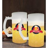 Kişiye Özel İsimli 2’li Buzlu Cam Bira Bardağı 50cl-115