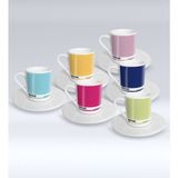 Kişiye Özel Isimli 6'lı Pantone Renkler Kahve Fincanı