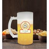 Kişiye Özel İsimli Buzlu Cam Bira Bardağı 50cl-107