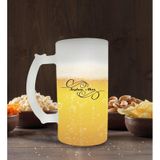 Kişiye Özel İsimli Buzlu Cam Bira Bardağı 50cl-3