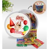 Kişiye Özel Isimli Fotoğraflı Doğum Günü Tasarımlı Dev Boy Haribo Minis Kovası (10GX100ADET) Model 15 - 694 gr