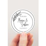 Kişiye Özel Isimli Ve Tarihli Söz Nişan Kına Düğün Etiketi 72 Adet 4 Cm Sticker