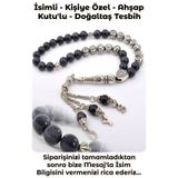 Kişiye Özel Isimli - Yıldıztaşı Doğal Taş Tesbih - 8 Mm Küre Kesim TSBHSKR00018