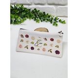Kişiye Özel İsme Özel Bez Kalemlik Gül Desenli Mini Organizer