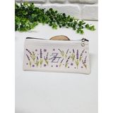 Kişiye Özel İsme Özel Bez Kalemlik Lavanta Konseptli Mini Organizer