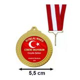 Kişiye Özel İstiklal Marşı Madalyası - İstiklal Marşını Okuyorum Madalyası - İsimli Madalya ( 24 Ade