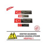 Kişiye Özel Kan Grubu Damla Sticker Etiket Seti 4 Parça