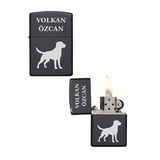 Kişiye Özel Köpekli Metal Çakmak