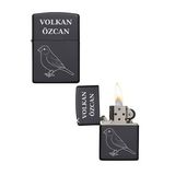 Kişiye Özel Kuş Baskılı Metal Çakmak