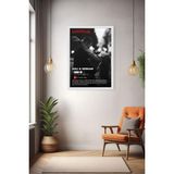 Kişiye Özel Loveflix Film Afiş Anı Tablosu, Lamine Çerçeveli Fotoğraf Baskılı Tablo - 21x30 - Beyaz