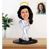 Kişiye Özel Melek Tasarım Karikatür Biblo
