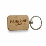 Kişiye Özel Mini Dikgörtgen Ahşap Anahtarlık – Firma İsmi ve İsim Yazılı Lazer Gravür Anahtarlık – Kurumsal Promosyon & Özel Tasarım