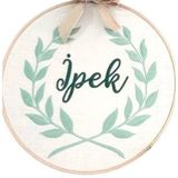 Kişiye Özel Nakışlı Bebek Kapı & Duvar Süsü Defne Laruel