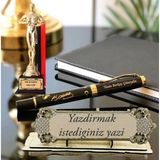 Kişiye Özel Ofis Hediye Seti-Oskar-Atatürk İmzalı Kalem- İsimlik